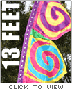 Spiral Printed Flag