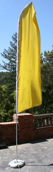 Tall Solid Swooper Flags