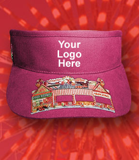 Embroidered Candy Concession Visor