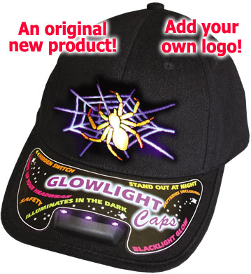 Halloween LED lighted caps