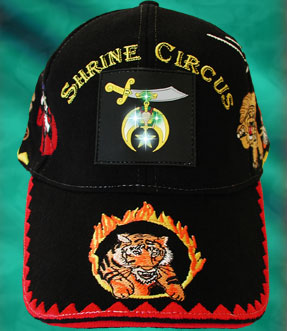 Embroidered Shriner Shrine Circus Cap
