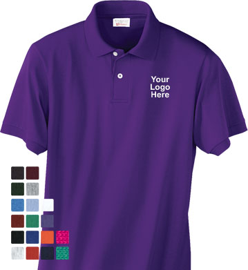 Jersey Knit Uniform Polo Sport Shirts