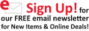 Sign Up! for our FREE email newsletter!