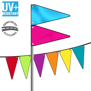 CF9 12"x18" solid pennant