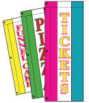 concession flags food vendors carnival