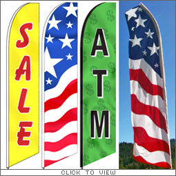 Custom Made Swooper Flags